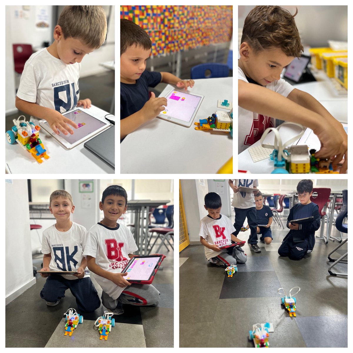Bahcesehirum's tweet image. 🚀 Robotik kış okulunun ikinci haftasında öğrencilerimiz, LEGO robotik setleri ve tablet destekli kodlama çalışmalarıyla hem üretmeyi hem de problem çözmeyi deneyimlediler. 🌐🔧
#codingbk