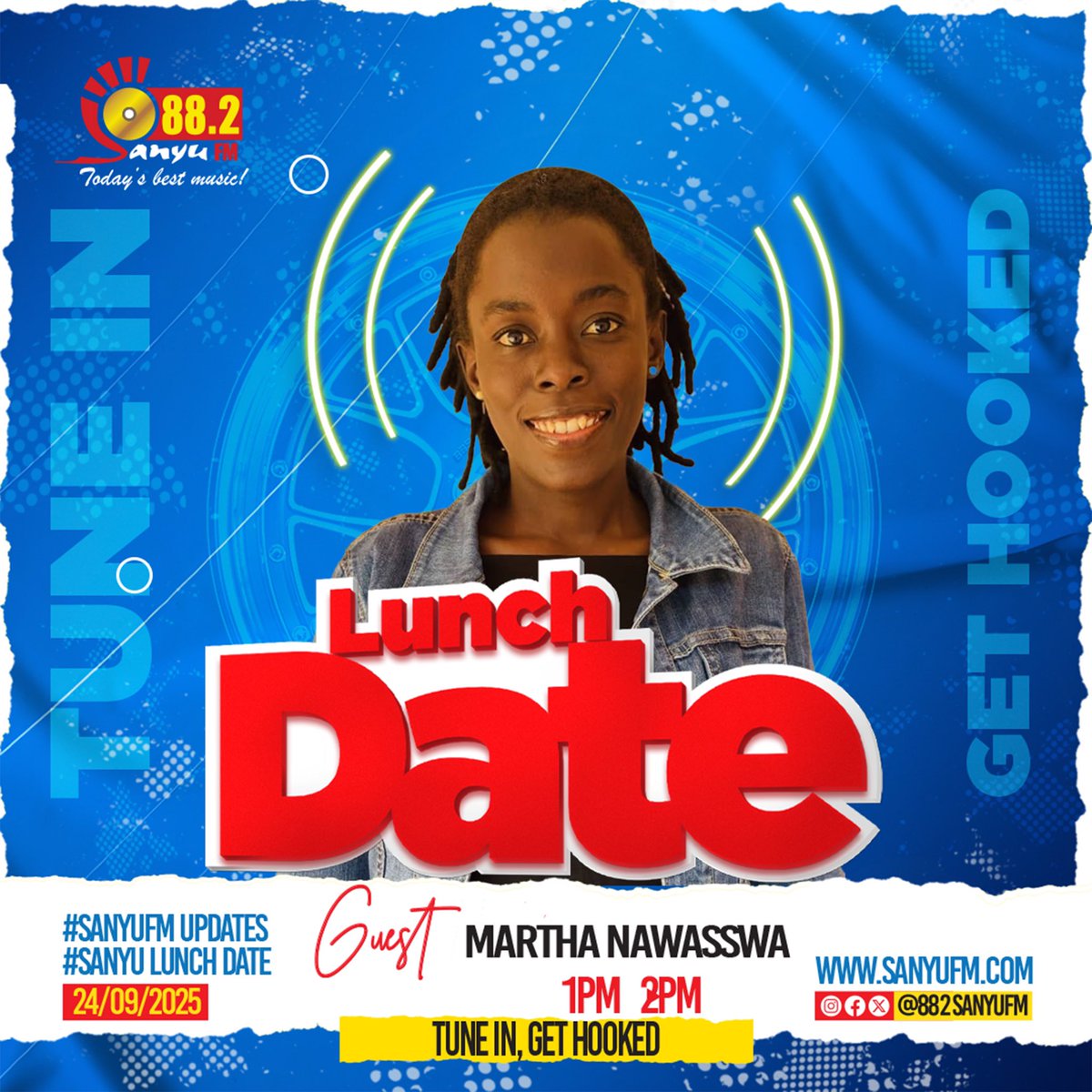 882SanyuFM's tweet image. It’s all happening on the #SanyuLunchDate! Angella Nambooze and Martha Nawasswa join @Korithehost for a lively chat on the #SanyuFMLounge.