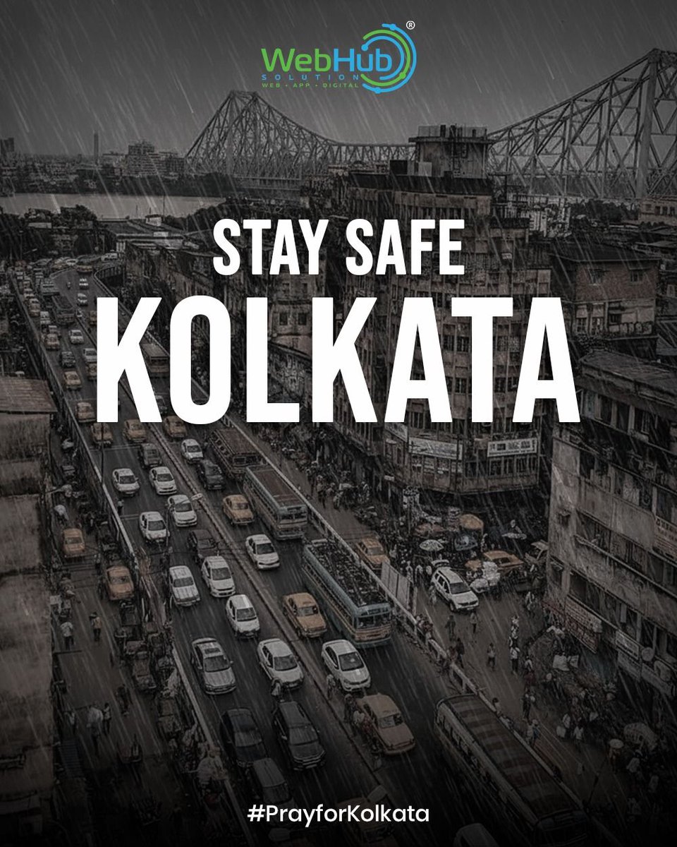 webhubsolution's tweet image. Stay Safe, Kolkata!

#Kolkata #cityofjoy #prayforkolkata #WHS