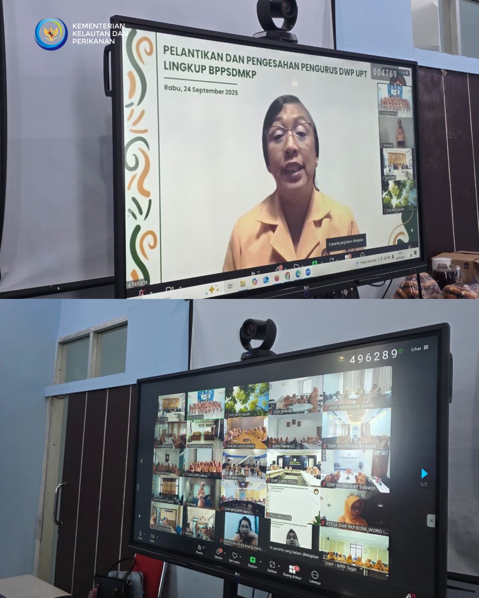 bppsdmpkpbitung's tweet image. Politeknik Kelautan dan Perikanan Bitung salah satu UPT Lingkup BPPSDMKP  mengikuti pelantikan dan pengesahan Pengurus Dharma Wanita Persatuan (DWP) pada hari Rabu, 24 September 2025 oleh Ketua DWP BPPSDMKP Ny. Ila Radiarta.

#bppsdm_kp
#ilaradiarta 
#evakoropitan
#hettyondang