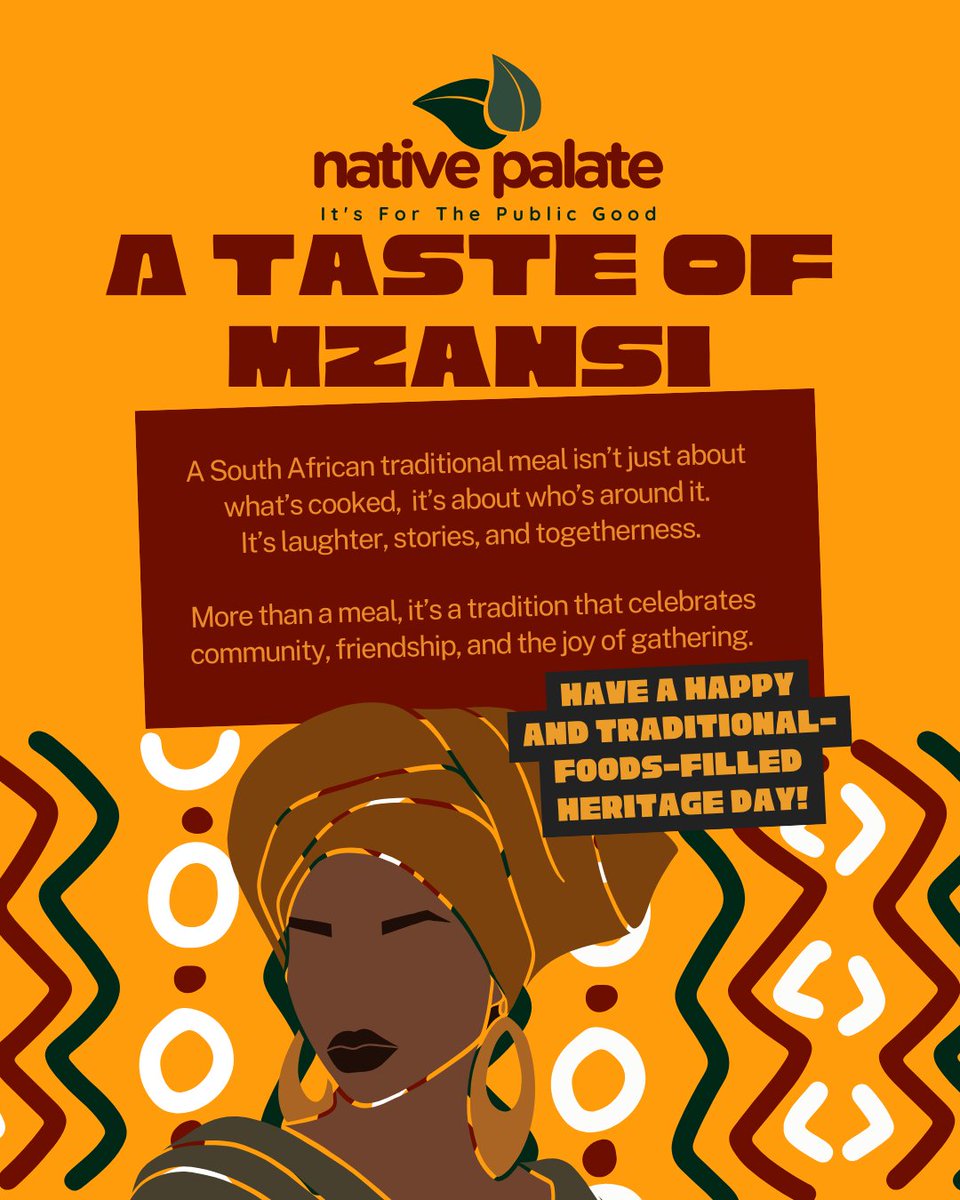 Native_Palate's tweet image. A Taste Of Mzansi is at nativepalate.co.za
#ItsForThePublicGood