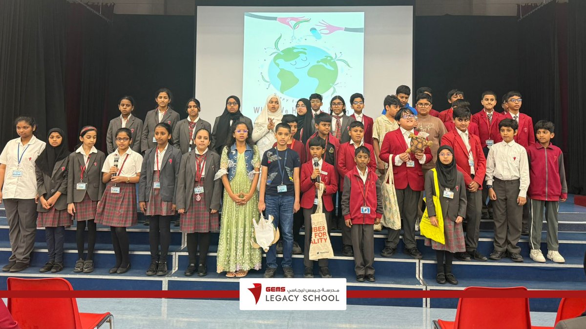 Our Grade 6 students marked #WorldPlasticFreeDay with the power of music, spreading a strong message to say NO to plastic, switch to cloth bags, and take small, meaningful steps toward a greener, healthier planet.
#GEMSLegacySchool #GEMSEducation #KHDA