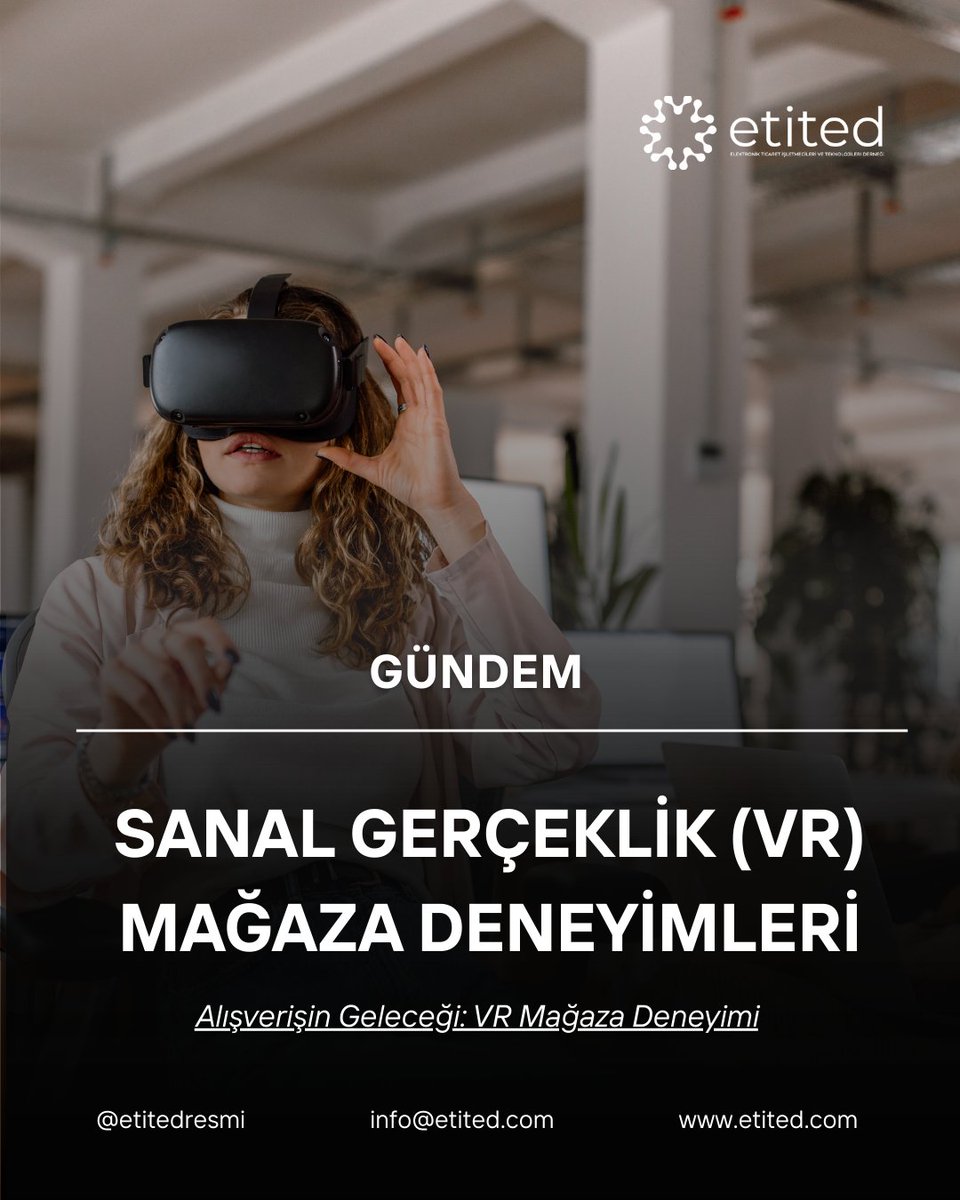 etitedresmi's tweet photo. 🕶️ VR Mağazalar: E-ticaretin Yeni Boyutu

Sanal gerçeklik teknolojisiyle alışveriş artık sadece ürün seçmek değil, deneyim yaşamak anlamına geliyor.

 #alışverişteknolojisi #dijitaltrendler #VR #onlinesatış https://t.co/mKe51jiJ2R