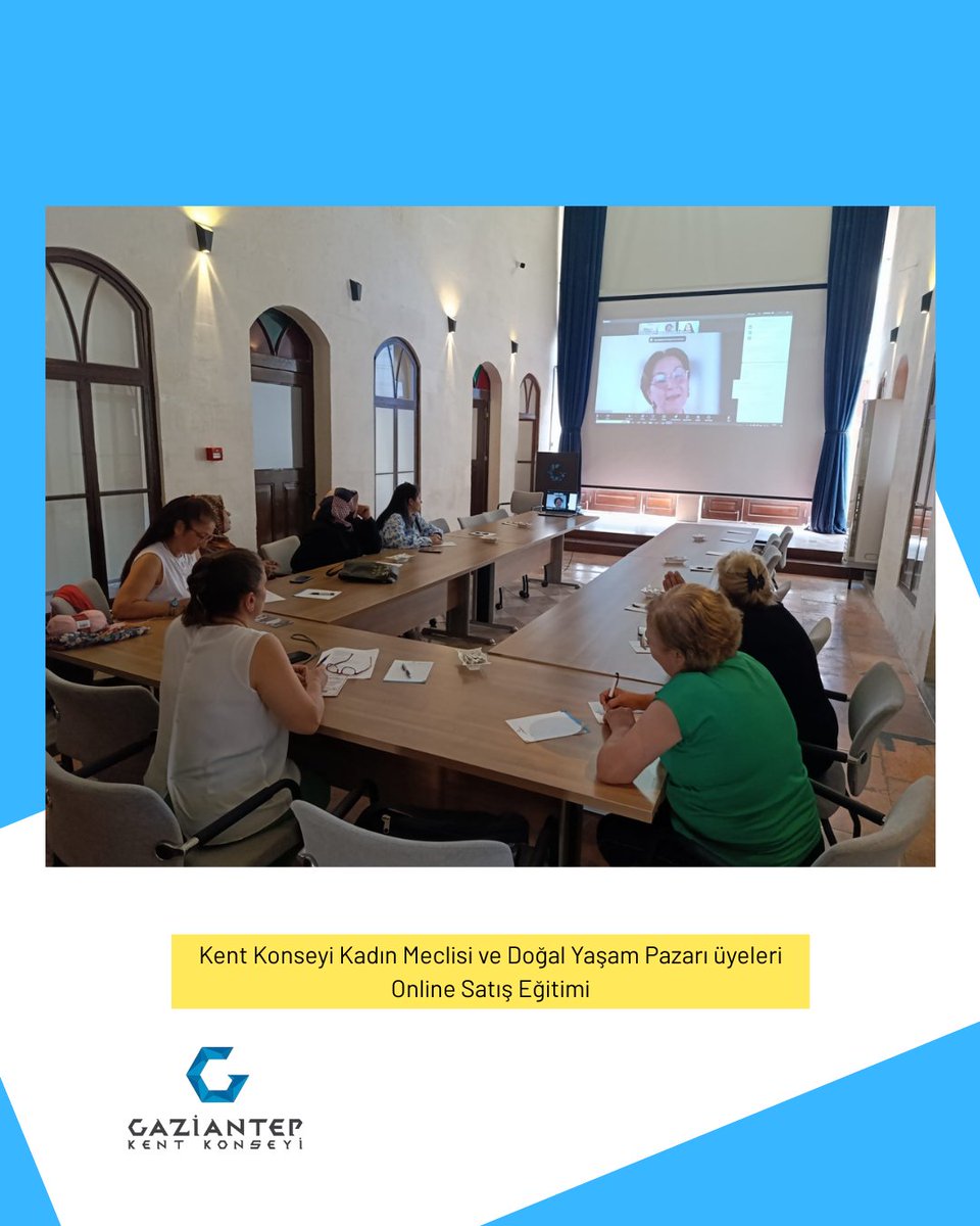 Gaziantep Kent Konseyi Kadın Meclisi ve Doğal Yaşam Pazarı üyeleri, İNGEV işbirliğinde düzenlenen online satış eğitimine katılarak, bu alanda giderek artan fırsatlar hakkında bilgi aldı. <a href="/erdemguzelbey/">erdemguzelbey</a> <a href="/AOTezel/">Aslı Tezel</a>