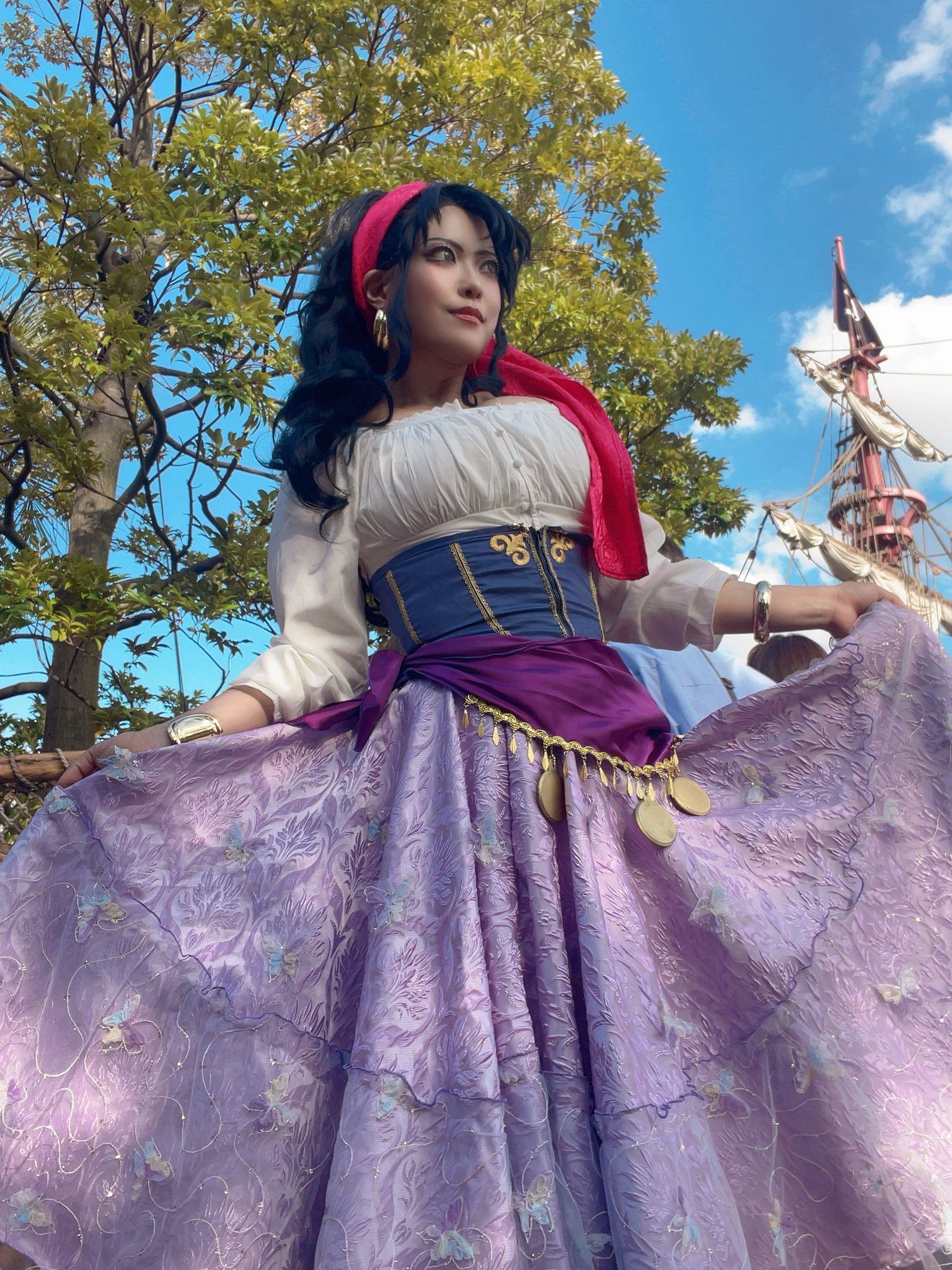 エスメラルダ Dハロ 衣装 𝑬𝒔𝒎𝒆𝒓𝒂𝒍𝒅𝒂 #エスメラルダ #dハロ #dハロ仮装