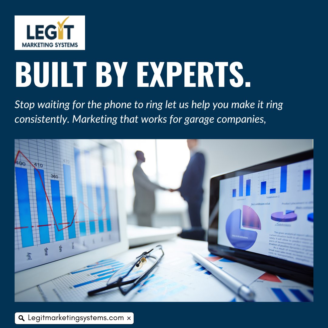 LegitMSystems's tweet image. Stop waiting for the phone to ring, let us help you make it ring consistently. 

Marketing that works for garage companies, built by experts.

👉 legitmarketingsystems.com

#GarageMarketing #GarageLeads