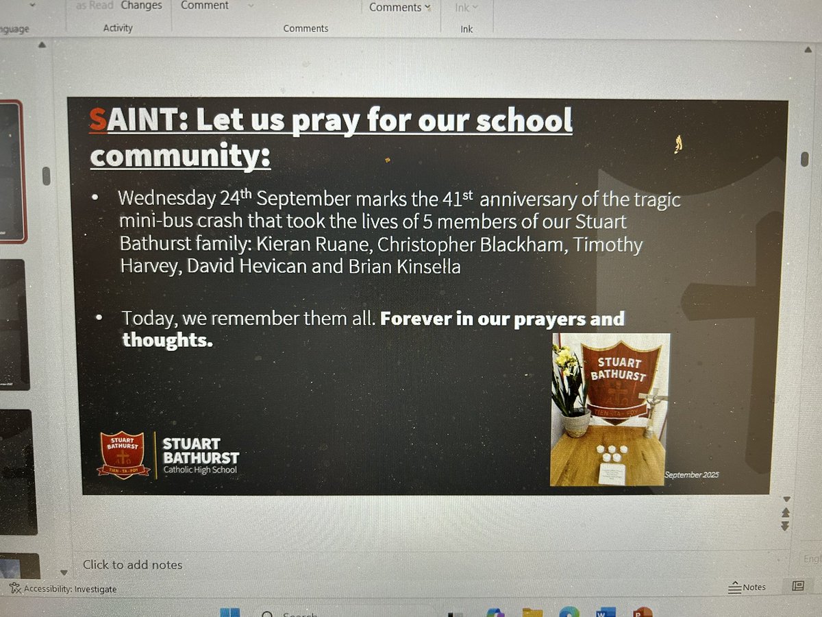 stuartbathurst's tweet photo. Today marks the 41st anniversary of the school minibus crash. Always in our prayers and thoughts. Today we remember Kieran Ruane, Christopher Blackham, Timothy Harvey, David Hevican and Brian Kinsella. https://t.co/1WFPpV5YGL