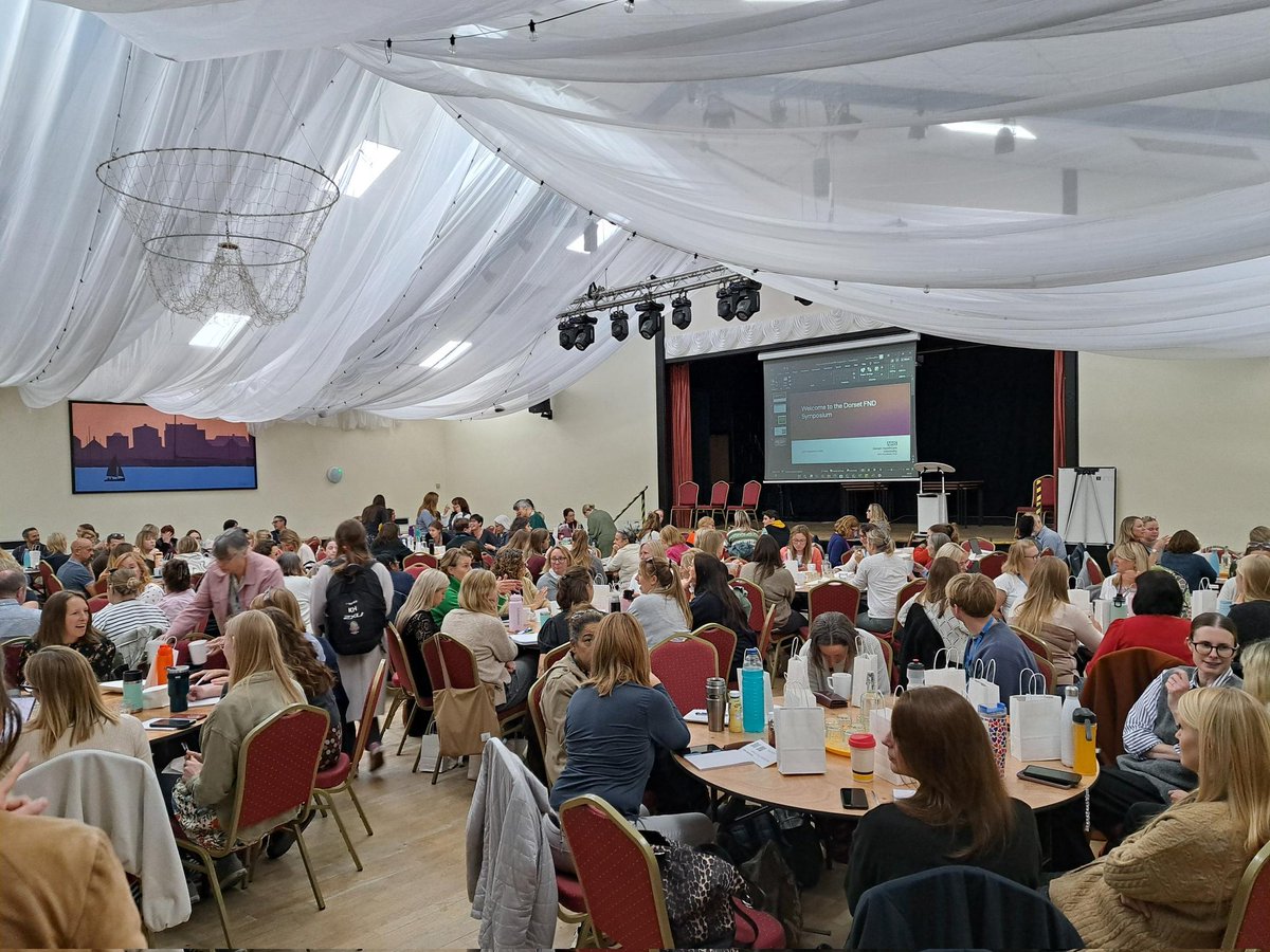 Jenny Chidley π (@jenchids) on Twitter photo A full house for day 1 of our Dorset FND symposium yesterday. So exciting to see so many people across health and social care in Dorset with an interest in FND, and a huge thanks to all our guest speakers <a href="/NielsDetert/">Niels Detert</a> <a href="/DorsetHealth/">Dorset HealthCare</a> <a href="/DorsetAhps/">Dorset AHPs</a> A full house for day 1 of our Dorset FND symposium yesterday. So exciting to see so many people across health and social care in Dorset with an interest in FND, and a huge thanks to all our guest speakers <a href="/NielsDetert/">Niels Detert</a> <a href="/DorsetHealth/">Dorset HealthCare</a> <a href="/DorsetAhps/">Dorset AHPs</a>