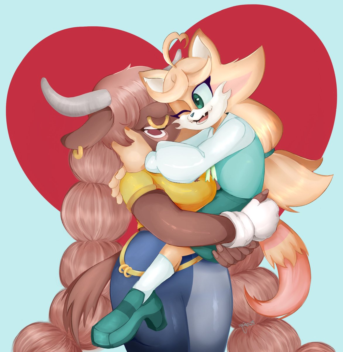 aggressionrose's tweet image. Comm for the lovely @Omitayua 
They are so cute and I love Dust x Milly so much 😭 
#sonicart #sonicocs #sonicoc #sonicthehedgehog #sonic #oCs
#commissions