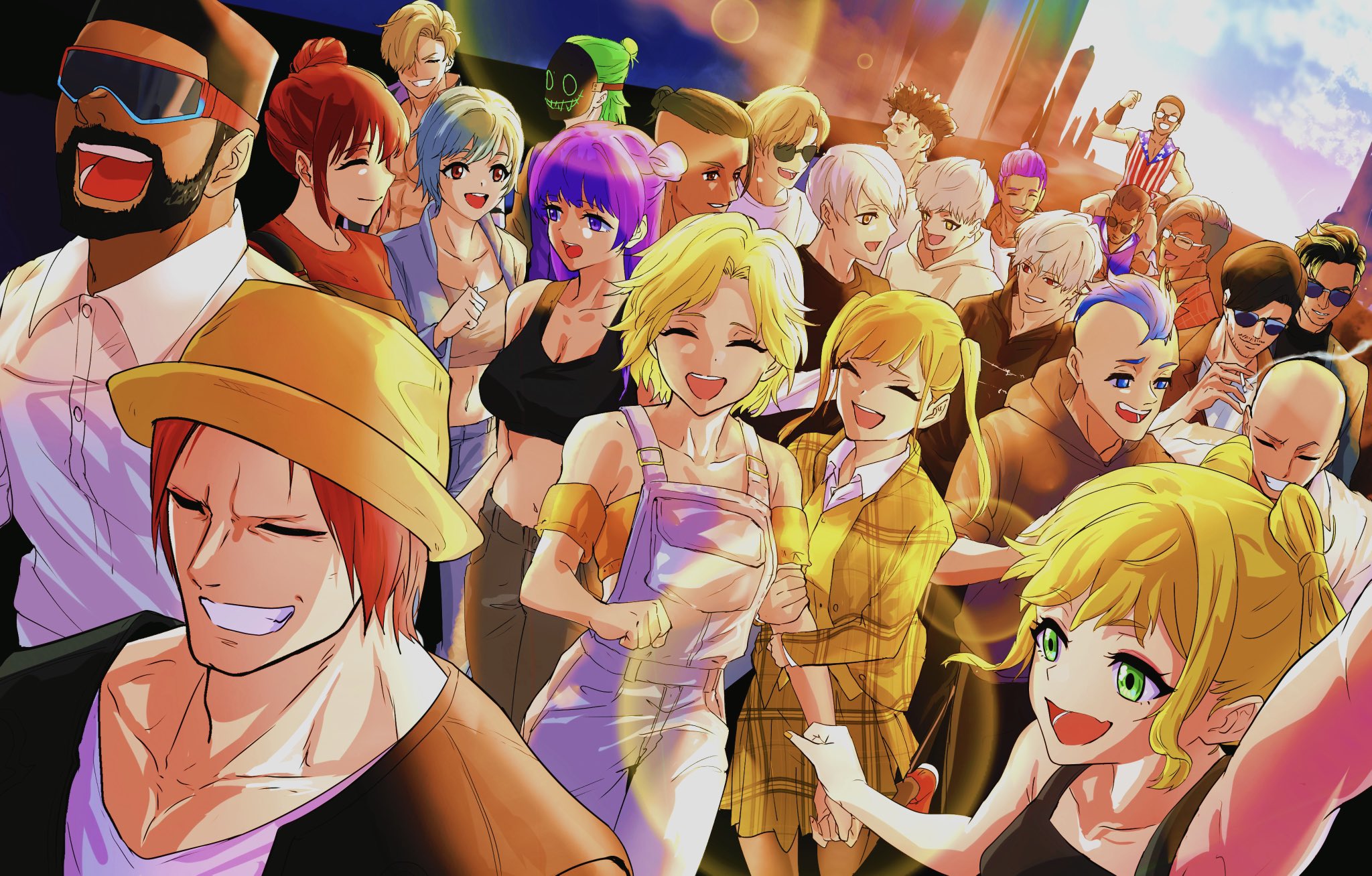 絵 昼と夜の融合 夜空に星を振りかける係 #illustration #astronaut #イラスト