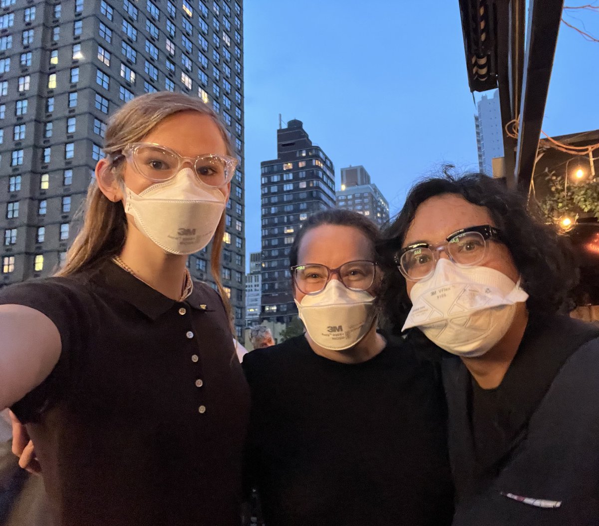 luckytran's tweet image. Masking up and advocating for clean air at #UNGA w/ Violet Affleck and @myrabatchelder!