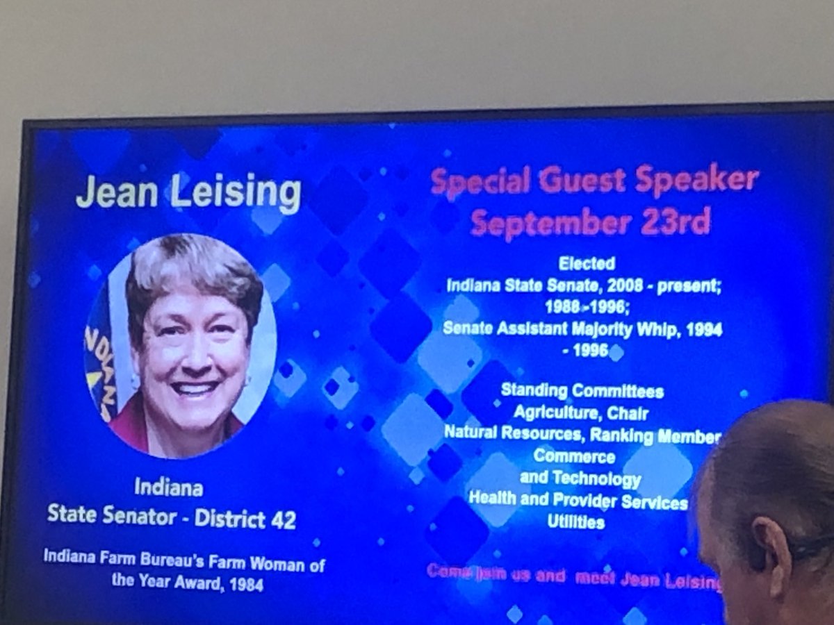 Tonight I was pleased to speak to the Fayette Co. GOP in Connersville.