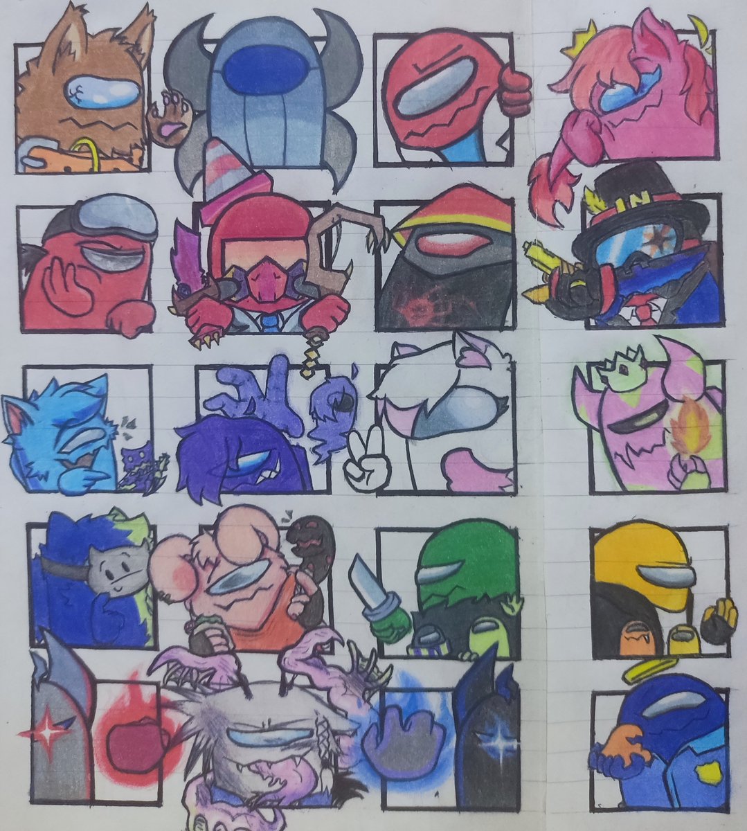 Bueno, así quedó el cuadro completado gracias a todos los que llegaron a participar, tal vez en un futuro vuelva a hacer esto de nuevo.
Gracias por participar.
<a href="/RasitSidra10072/">🌸💖🌟🐉Sidra Raşit🐉🌟💖🌸</a>
<a href="/DImposter1/">DatImposter1</a>
<a href="/Dark__Golden/">Dark Golden</a>