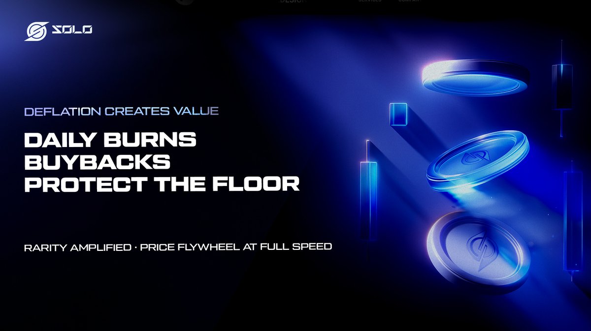 🔥 Deflation = Value
SOLO delivers with daily burns + buybacks,
amplifying scarcity and driving the price flywheel at full speed! 🚀
💎 Real mechanics, real scarcity, real value.
#SOLO #GameFi #BNBChain