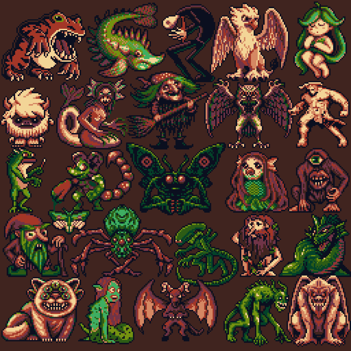 Day #776: Cryptozoology
Yesterday I drew Makreephon and the Four-Eared, Five-Eyed Creature, mythical beings from Thailand, on the canvas.

Open Mint 13 Hours Left on <a href="/basepaint_xyz/">BasePaint</a> 
basepaint.xyz/mint