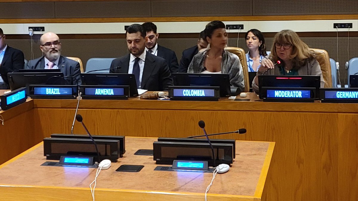 Ahead of #COP30 <a href="/UNFCCC/">UN Climate Change</a> and the triple-COP year for the Rio Conventions in 2026, Parties are discussing practical ways of forging synergies in planning &amp; implementation. This was the focus of the High-Level Roundtable on "Unlocking a Resilient Future" at #UNGA today in New York.