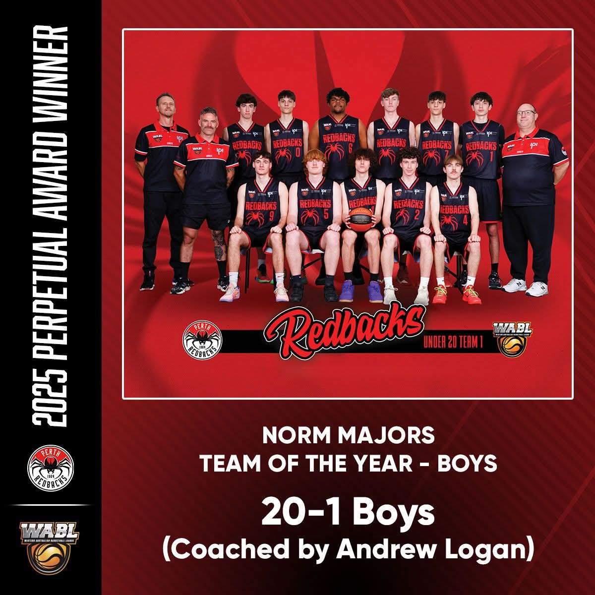 ipipackers's tweet photo. A massive congratulations to the 𝐑𝐞𝐝𝐛𝐚𝐜𝐤𝐬 𝐔𝟐𝟎-𝟏 𝐛𝐨𝐲𝐬 on winning the 𝐖𝐀𝐁𝐋!  IPI Packers is proud to sponsor the team this season. Well done, Redbacks! Wishing you success on and off the court.
#Redbacks #WABL #Basketball #Champions #IPIpackers https://t.co/mrkOJKM5Ba