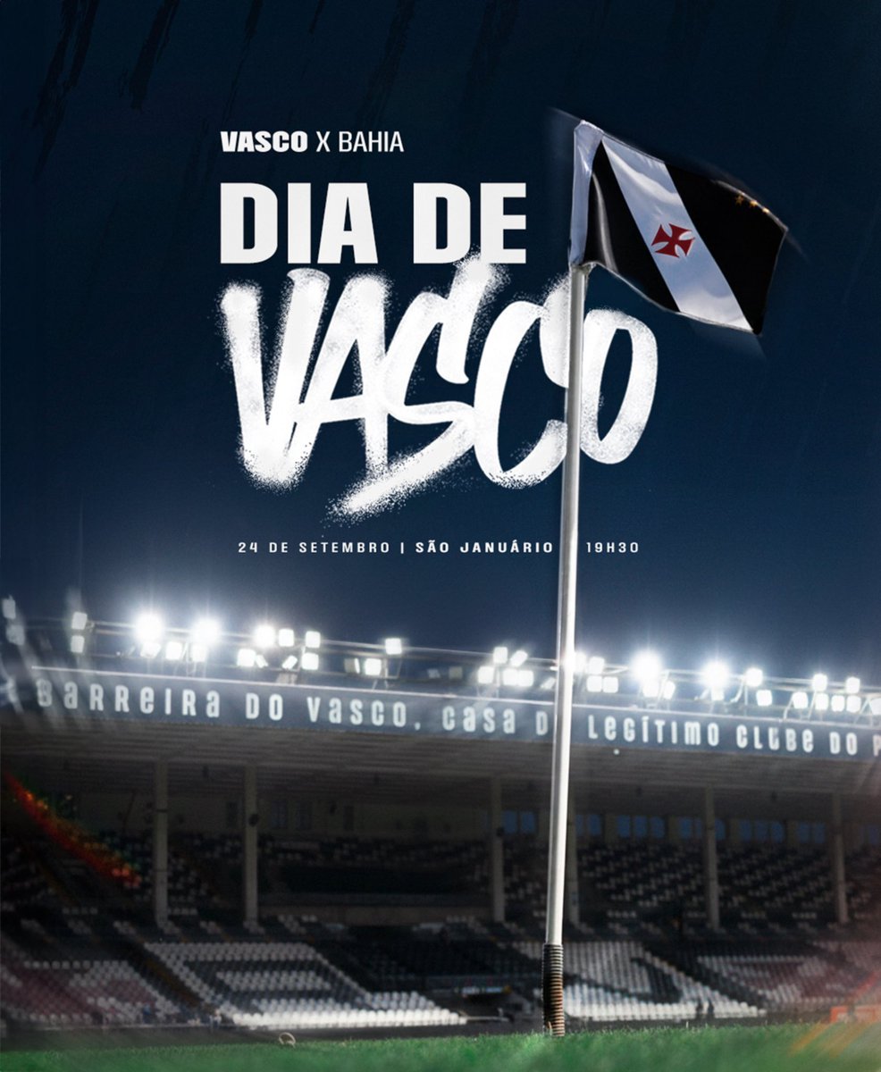 💢 É DIA DE VASCO NO CALDEIRÃO PELO BRASILEIRO! 💢

#DiaDeVasco
#VascoDaGama