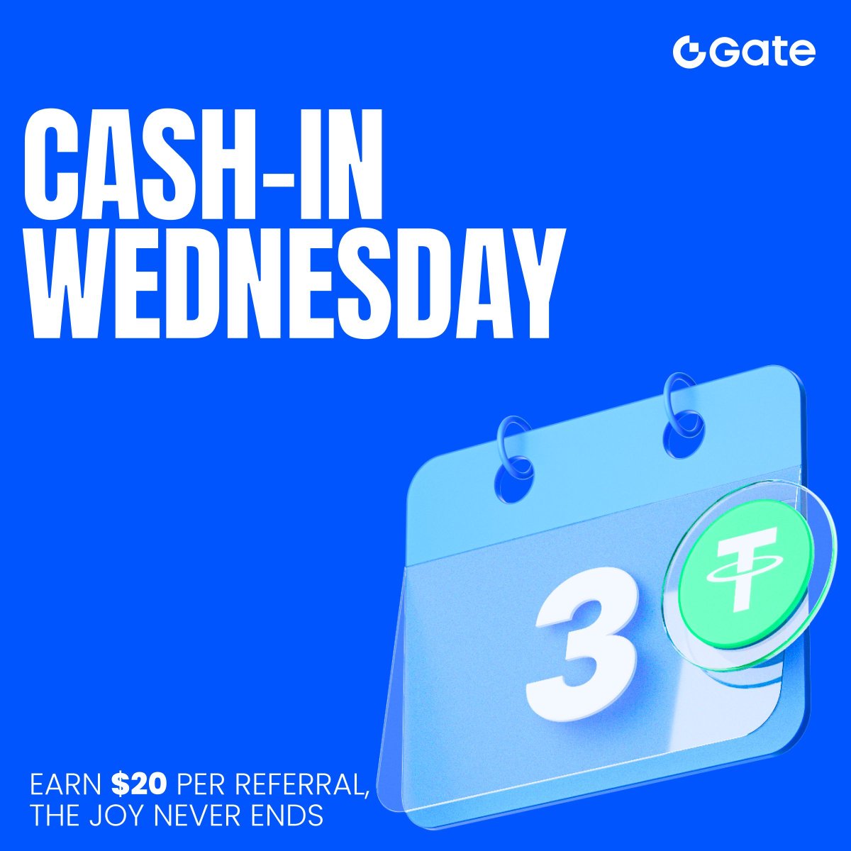 Gate_Launch's tweet photo. 💥 Gate “Cash-In Wednesday” is back!
Exclusive for newcomers · Big rewards
Invite 1 friend to register successfully = Get $20 cash instantly!
📅 Event Period: Every Wednesday 00:00 – 23:59 (UTC)
👉 Join Now:https://t.co/f72cncoUEn
#Gate #GateReferral https://t.co/qZTtgJ4ywO