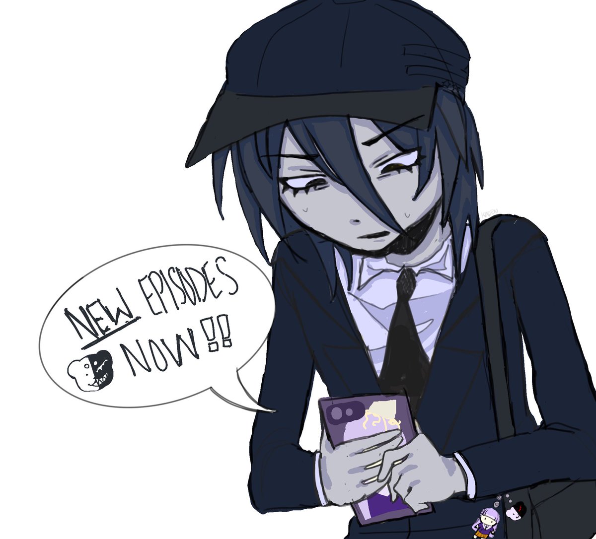 kdenmwff's tweet image. some kagehara art bc danganronpa is getting popular again lel #danganronpa #kagehara #pregameshuichi #pregame #kagebon #drv3 #art #artist