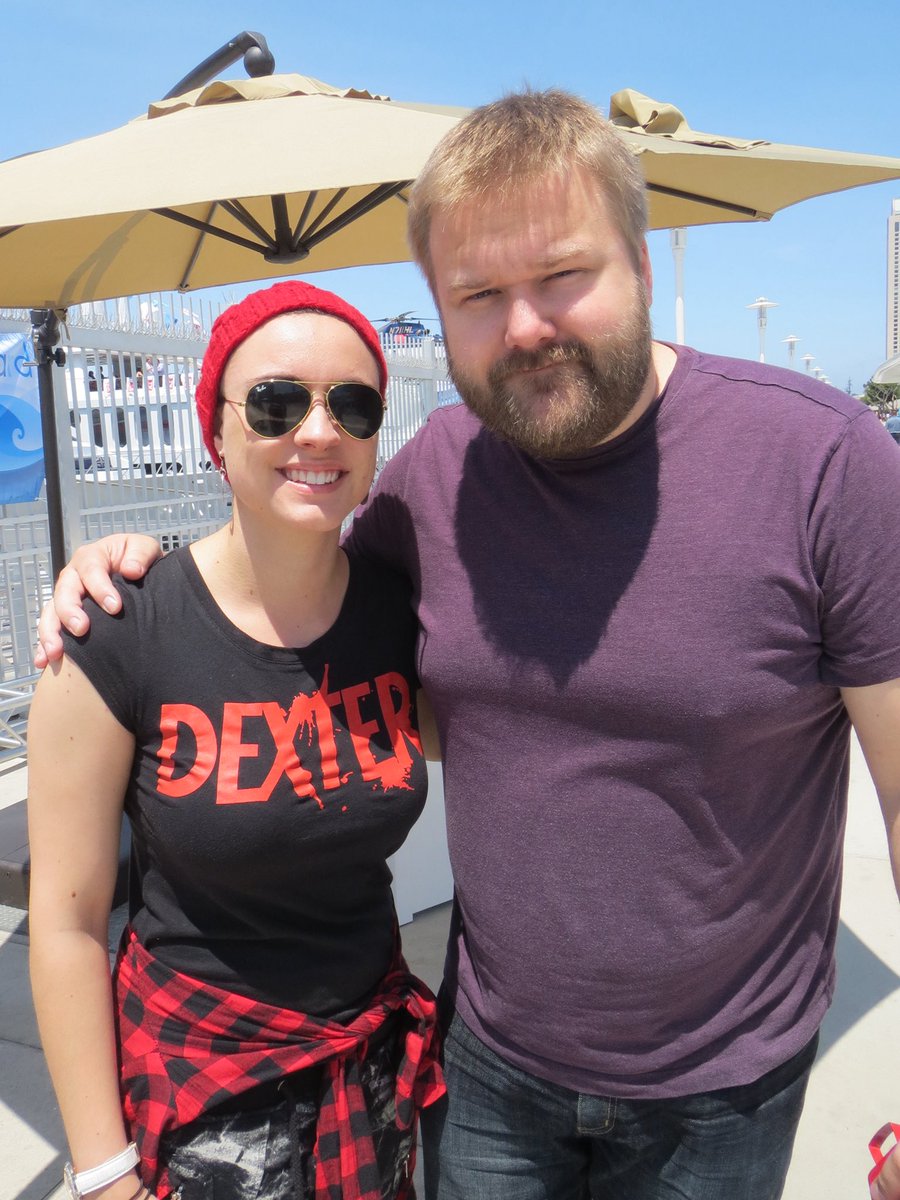 Really from the vault 😂 found this photo of <a href="/RobertKirkman/">Robert Kirkman</a> and I from 12 years ago!