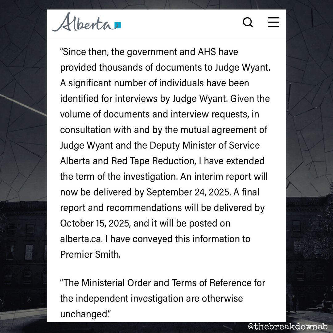 Who ELSE is excited for the interim report delay announcement tomorrow!

#abpoli #ableg #cdnpoli