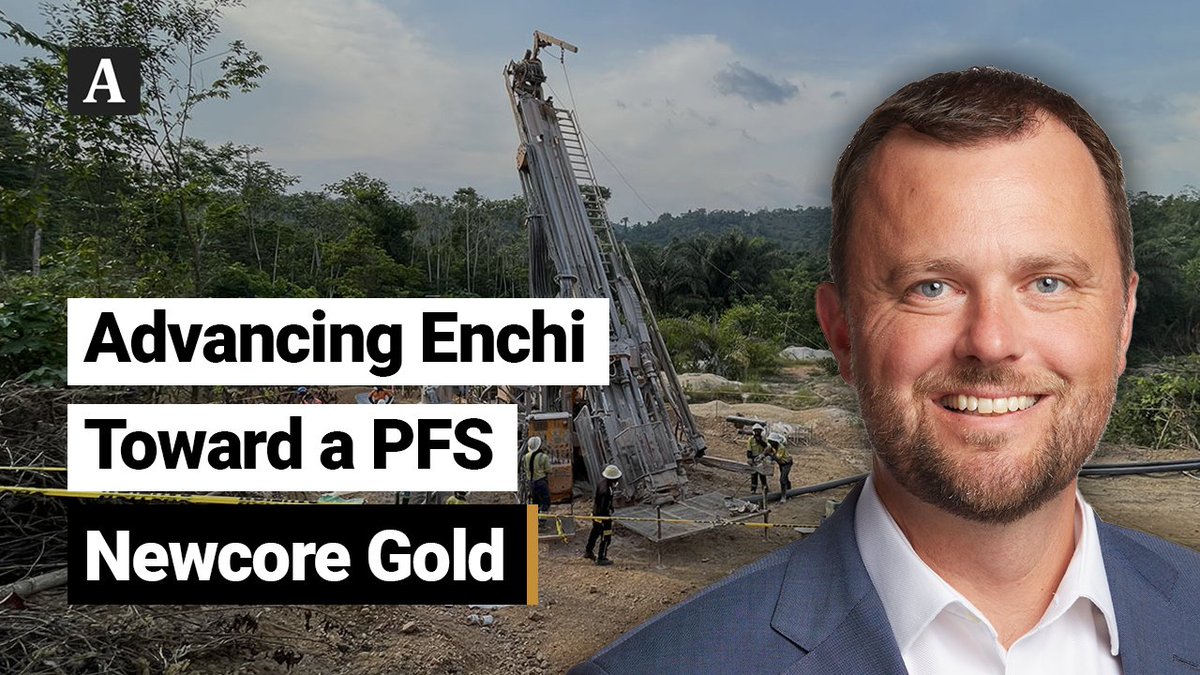 TheAssay's tweet image. The Assay TV meets with Luke Alexander (@LukeNCAU), President, CEO, and Director of  Newcore Gold (@NewcoreGold) (#TSXV: #NCAU | #OTCQX: #NCAUF) to discuss updates on the company&apos;s Enchi #Gold Project in Ghana.

Watch the full interview here: 👉 theassay.com/the-assay-tv/t…