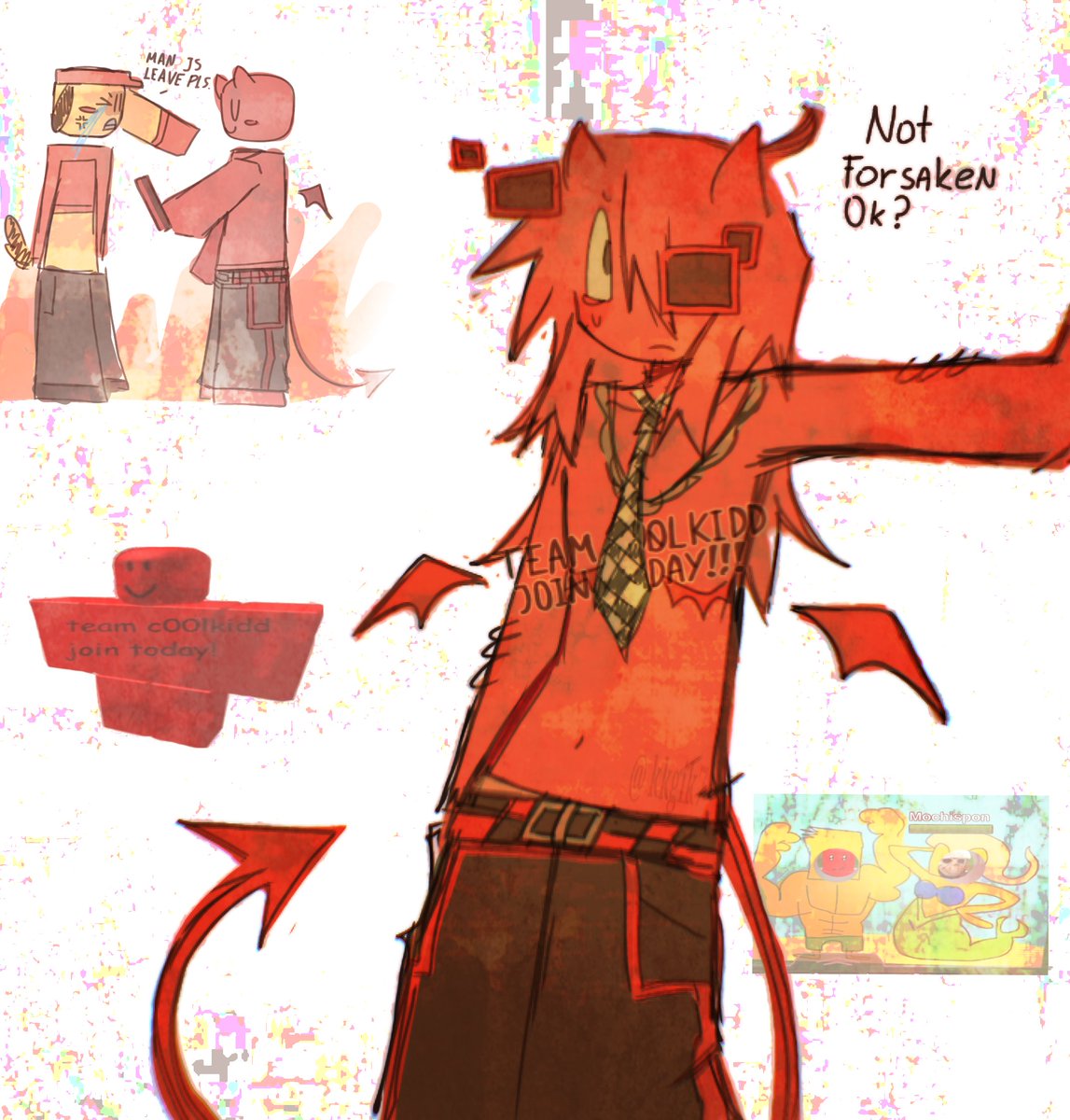 _piratekitty's tweet image. c00lpizza and 007n7 i guess
#notforsaken #C00lpizza #robloxhacker #art