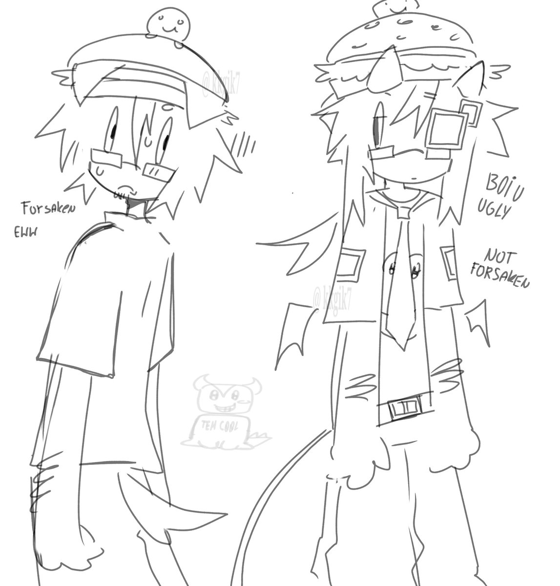 _piratekitty's tweet image. c00lpizza and 007n7 i guess
#notforsaken #C00lpizza #robloxhacker #art