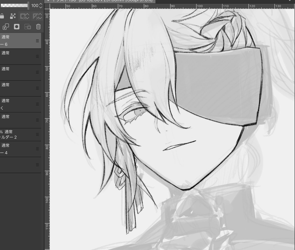 nil_neve's tweet photo. 描いてる途中の雰囲気とか表情もすきだったな https://t.co/s51bGDXvpS