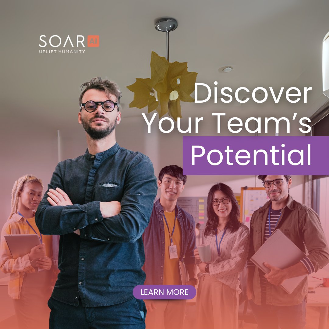 Unlock Your Team’s Potential        

🎯 What if AI could amplify growth, not just output? With Soar, coaching and feedback become a strength multiplier for your team.        
🔗 Explore more: try.soar.com        

#SoarAI #TeamGrowth #FutureOfWork