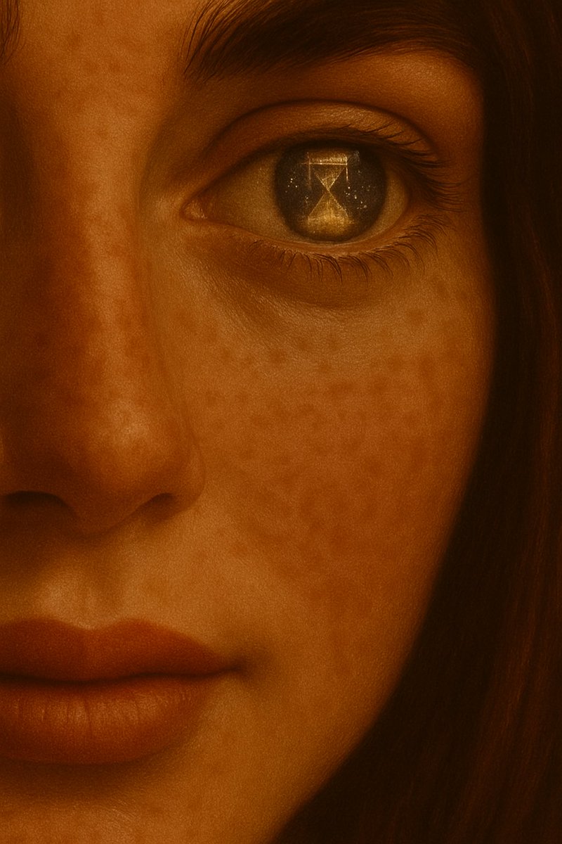 envivvope's tweet image. ⏳✨ The Law of Universal Design
The Cosmic Hourglass: an eye reflecting stars and cosmic dust—reminding us that human time is woven into the universe’s eternal flow.

— Jean Paul Preciado

#UniversalDesign 🌌 #CosmicTime ⏳ #FutureOfHumanity 🚀 #Fractals 🌀 #Art