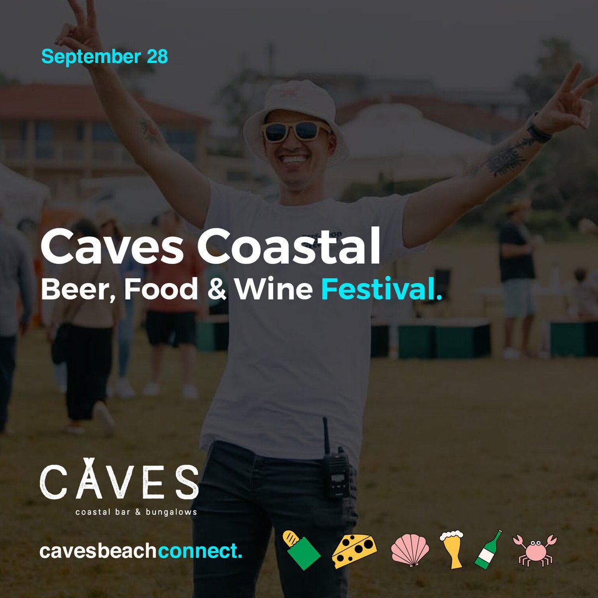 danielborg's tweet image. Artisan stalls, gourmet food, live entertainment — it’s more than a festival, it’s a coastal experience.

Don’t miss Caves Coastal Beer, Food &amp;amp; Wine Fest 2025.

cavescoastal.com.au/beer-food-wine…

#CavesBeachFestival #LocalLove #CoastalVibes