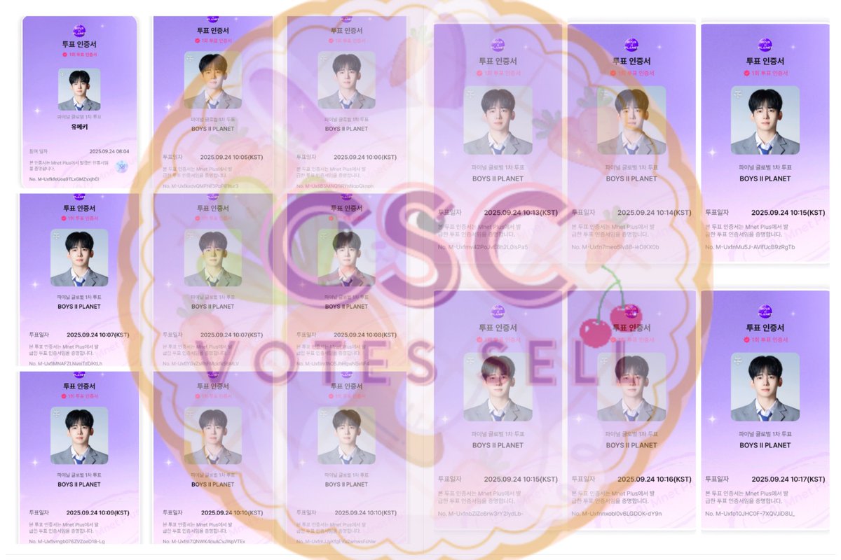 CSC_votesell's tweet image. Congratulations for the winner 🎉

Done dropped MNET+ FINAL BOYS II PLANET 
20🎟️ #KIMJUNSEO
15🎟️ #YUMEKI
10🎟️ #LEELEO 

Thank you for your participated. 🧡

💌 DM for purchase/inquire/reserve #CSC_votesellPROOF