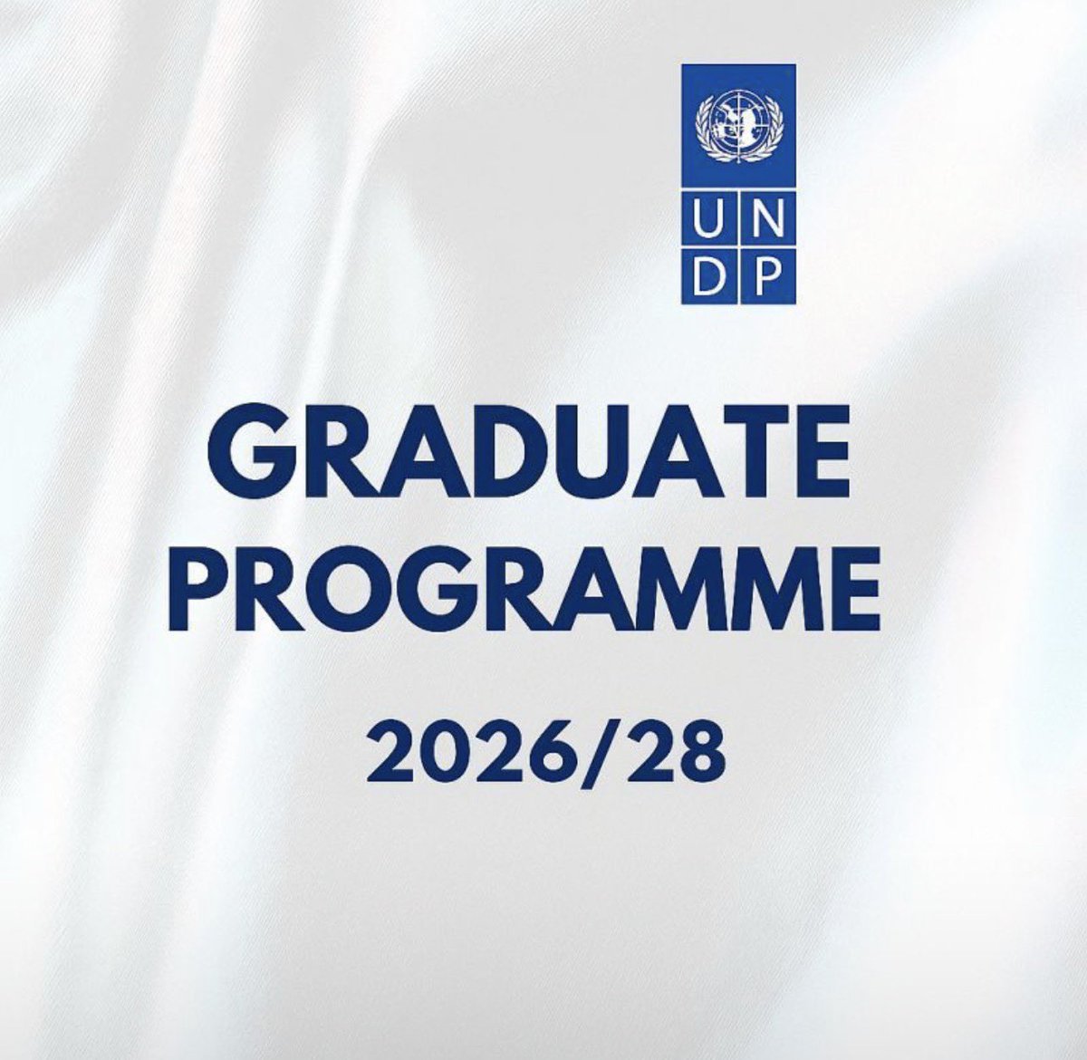 EemanBintSulaym's tweet image. This is an example of a program you can prepare your application documents before hand. It opens soon.
undp.org/careers/undp-g…
Bookmark and apply! Good luck 🍀