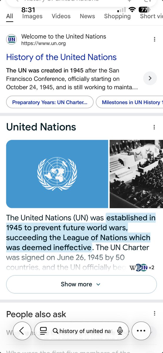 Know your history…