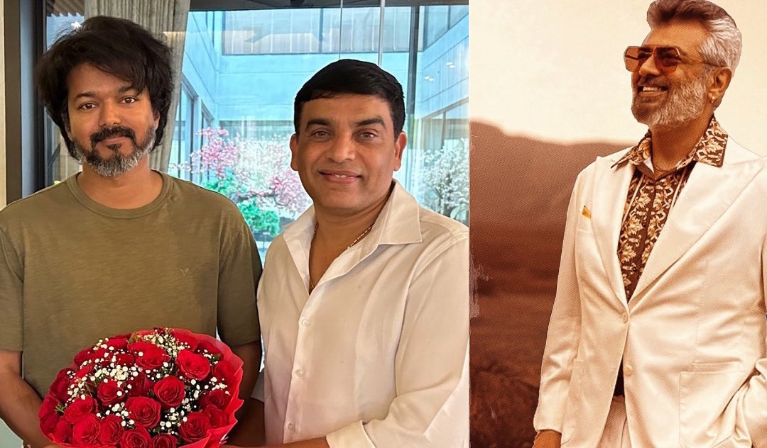 _MovieTamil's tweet image. Buzz - #DilRaju recently met #AjithKumar&apos;s manager.⚡

- #DilRaju has shown interest in making a film in Tamil again.📈
- In that regard, there were talks to cast Ajith in a film directed by #HaneefAdani, who directed the #Marco 🔪film.....🚀
- But these talks did not move to the…