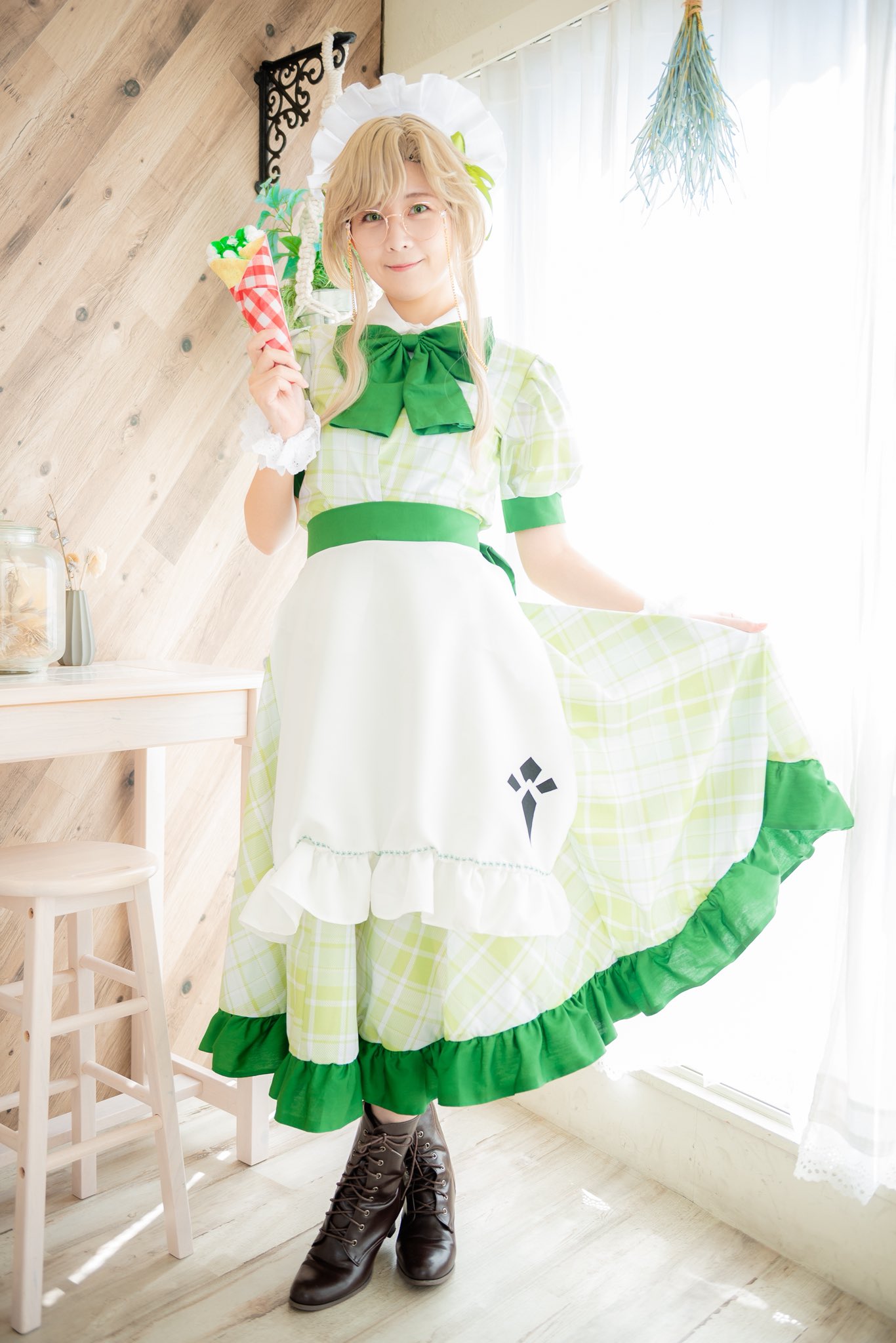 勝利の女神ニケ ナガ マリオンクレープコラボ コスプレ衣装