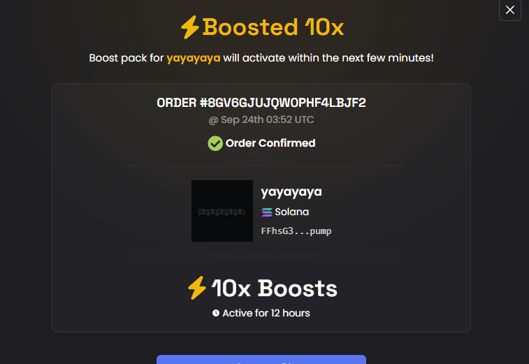 More dex boost $yayayaya