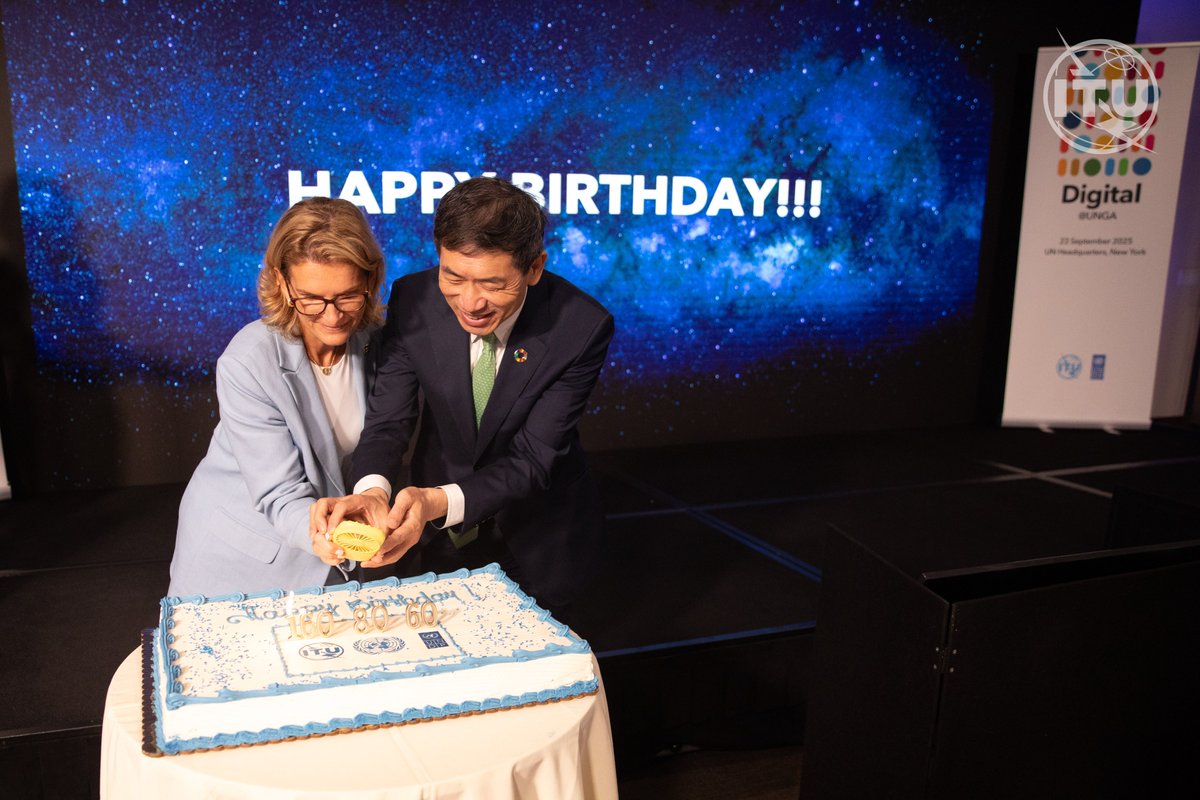 ITUSecGen's tweet image. Digital technologies can be a force for good. 
They can be engines of prosperity #ForPeopleForPlanet. And catalysts for dignity, opportunity, and hope. 
 
#DigitalUNGA is a powerful showcase of solutions + heroes that put digital at the service of global progress every day