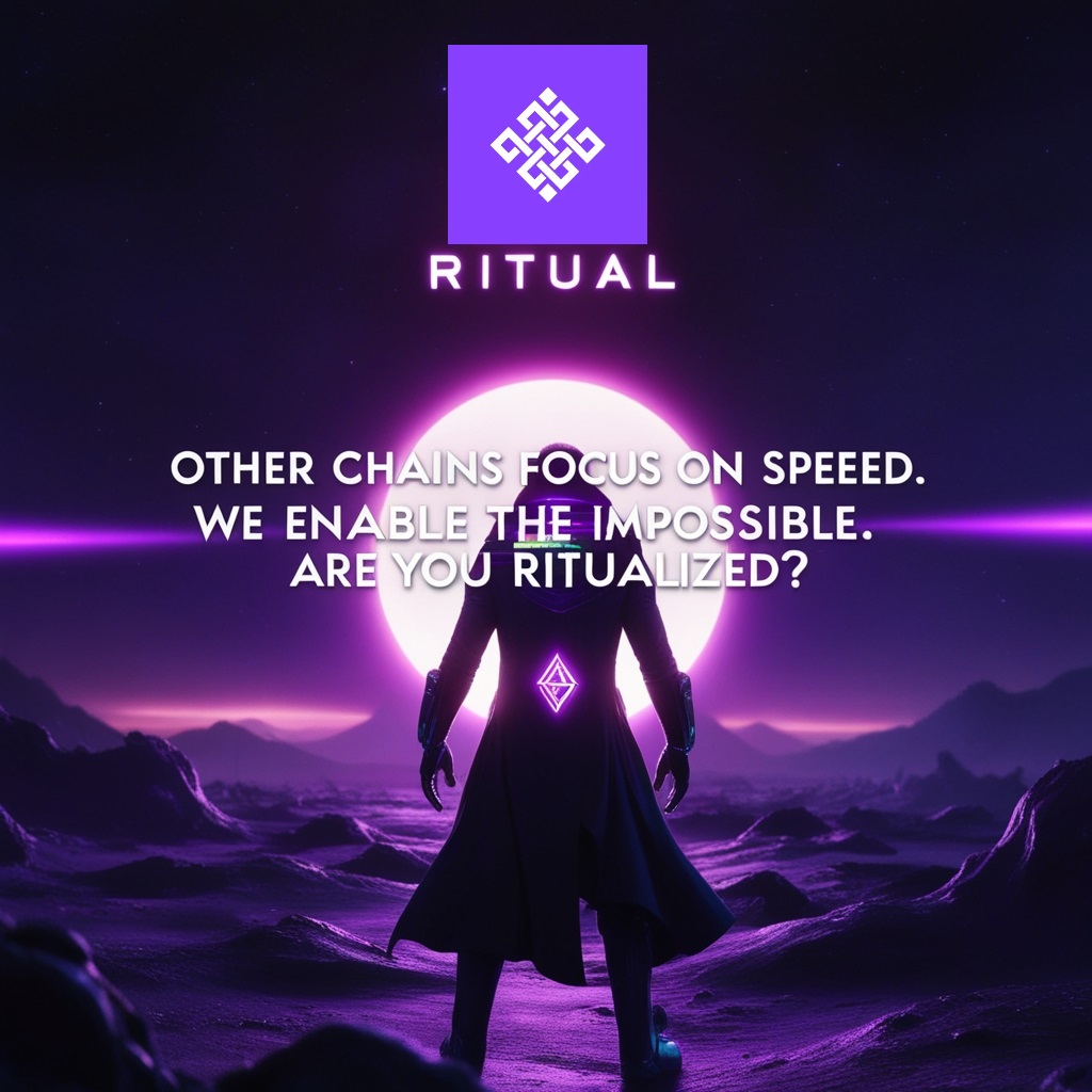 DoanHuyen8's tweet image. Other chains focus on speed &amp;amp; scale. Ritual envisions enabling the impossible.
While others push limits of what’s possible, Ritual builds what’s impossible.
 ❖ Are you Ritualized? ❖
@ritualfnd @ritualnet #Ritual #Web3Tech #BlockchainFuture #CryptoRevolution
