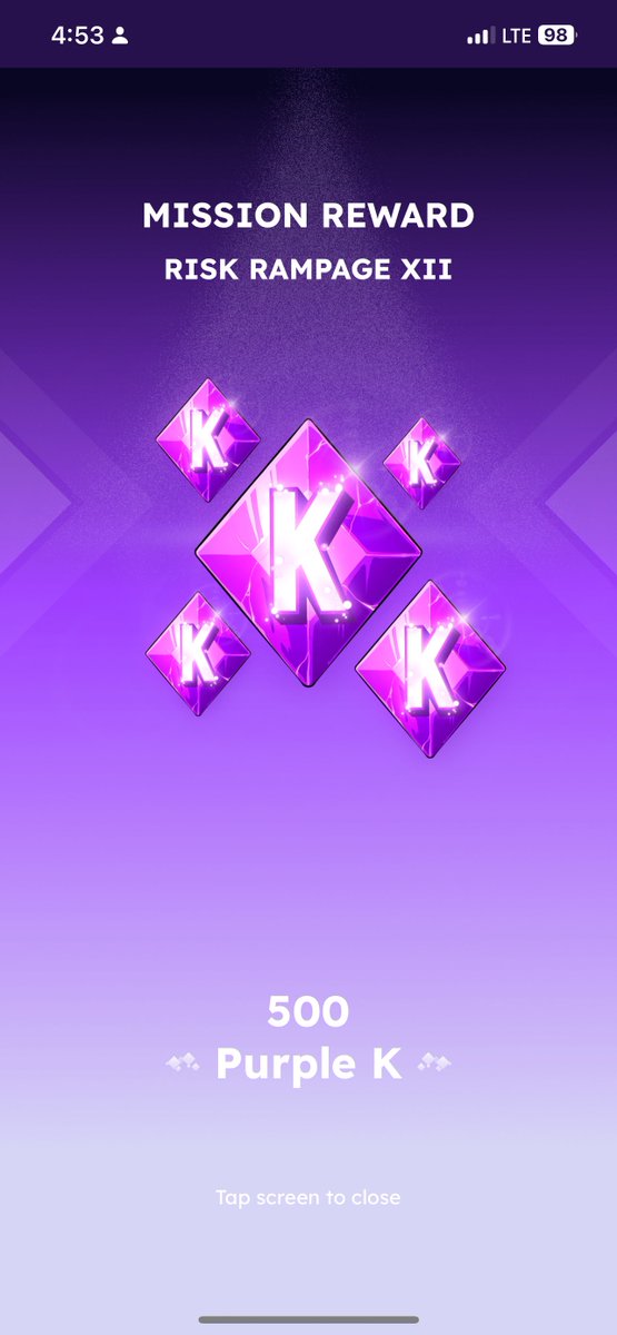 I just hit the 7.5x Risk rampage on <a href="/kizzymobile/">Kizzy</a> 
Feels good to get that 500 purple K
I cant wait for <a href="/monad/">Monad (mainnet arc)</a> mainnet