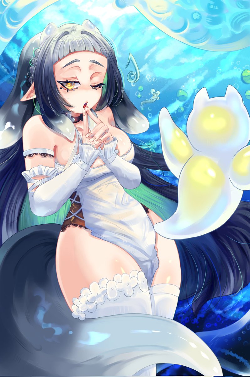 My participation in the contest  #WavesOfLightContest of @waveboundangel ♡