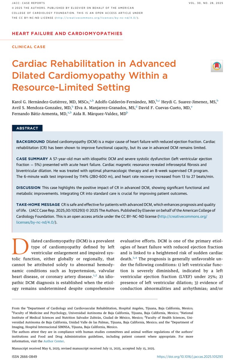 MDAdolfoCald's tweet photo. Thrilled to share my latest publication in JACC: Case Reports:
🔗 https://t.co/he2n0jDRYV

Grateful to my co-authors and the scientific community for the support. Hoping this work sparks further discussion and research in this field. https://t.co/ddcu0RCiMv