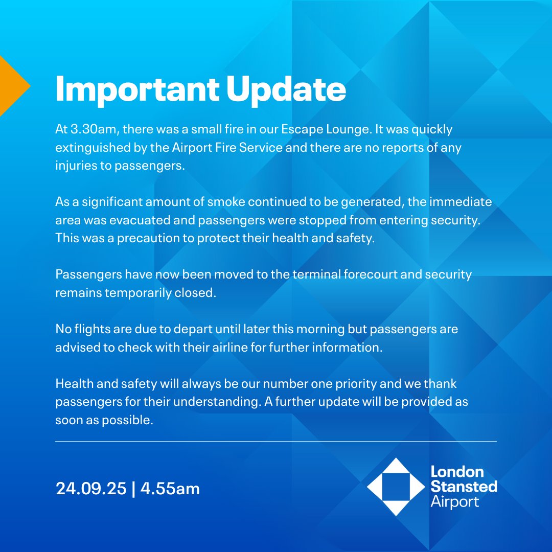 London Stansted Airport tweet media