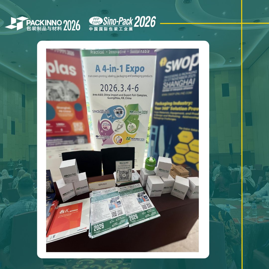PackInno1's tweet image. 🚀 Join us at the International Packaging Conference!
 📅 24–25 Sep | 📍 The Alana, Yogyakarta
Meet Sino-Pack &amp;amp; PACKINNO, explore innovative packaging solutions &amp;amp; connect with industry leaders.
 👉 Pre-reg for Sino-Pack &amp;amp; PACKINNO2026: adlnk.cn/5WpzpyD