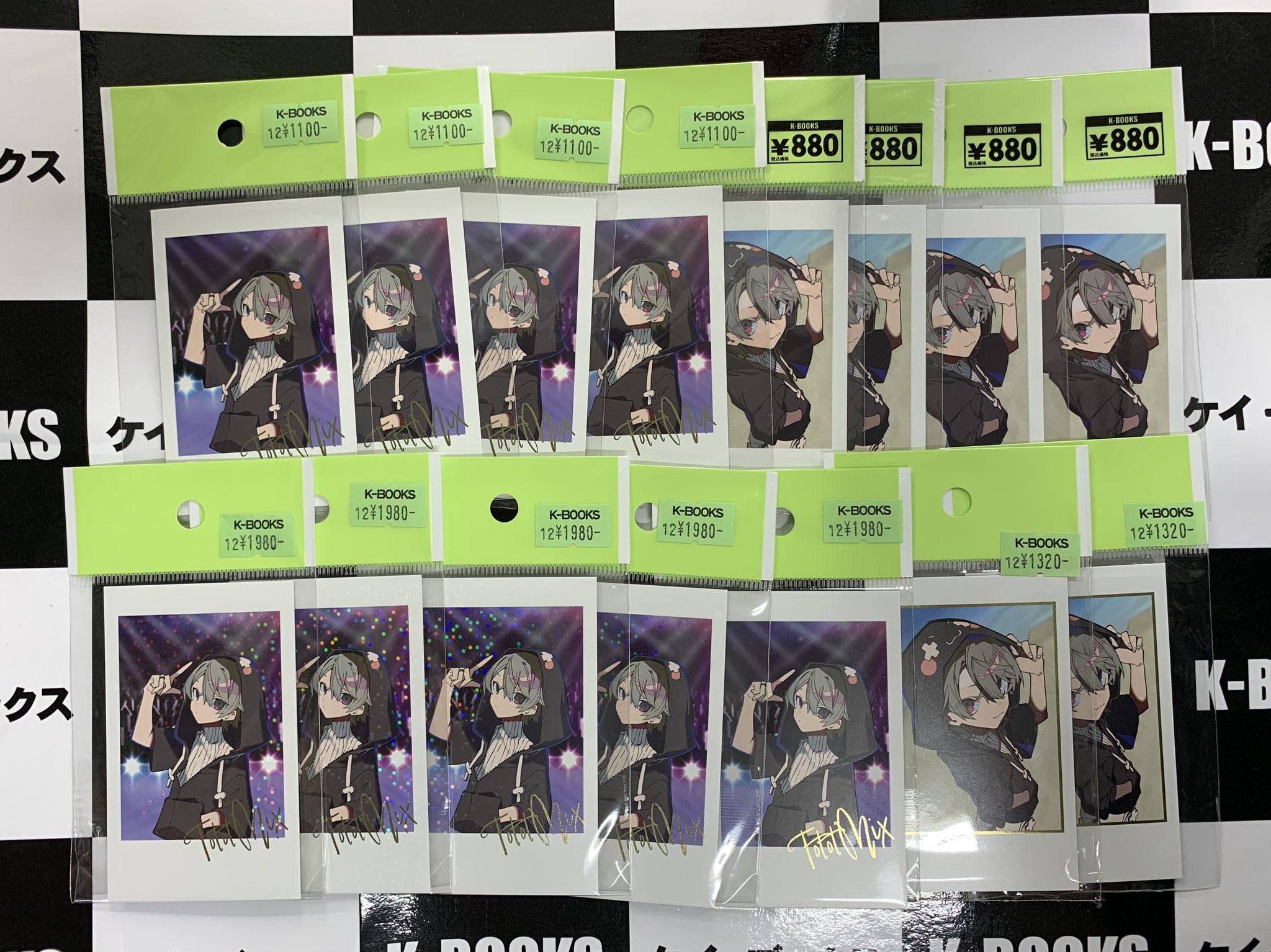 CRAZY RACCOON ととみっくす チェキ風カード crazy raccoon CRフェス ステッカー チェキ風カード ととみっ