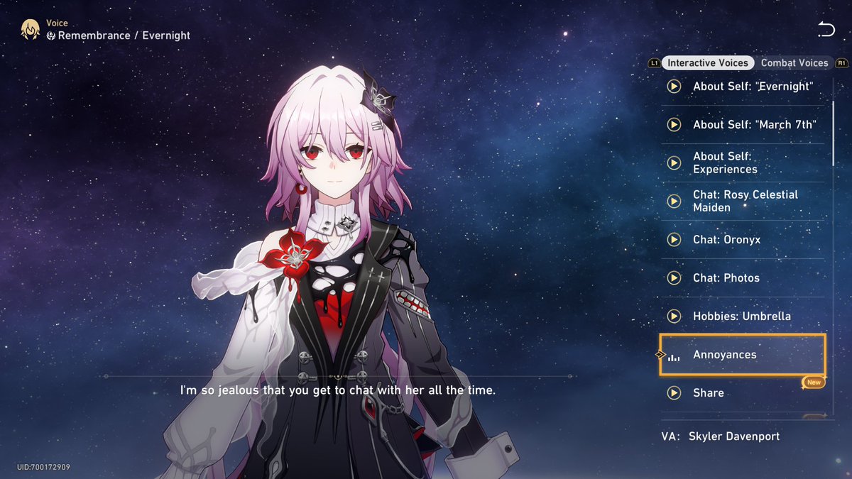 THERE IS NO SUBTEXT, IT'S ALL JUST IN-TEXT I CAN'T

all the miseries that the world has inflicted upon her and THAT'S her biggest annoyance