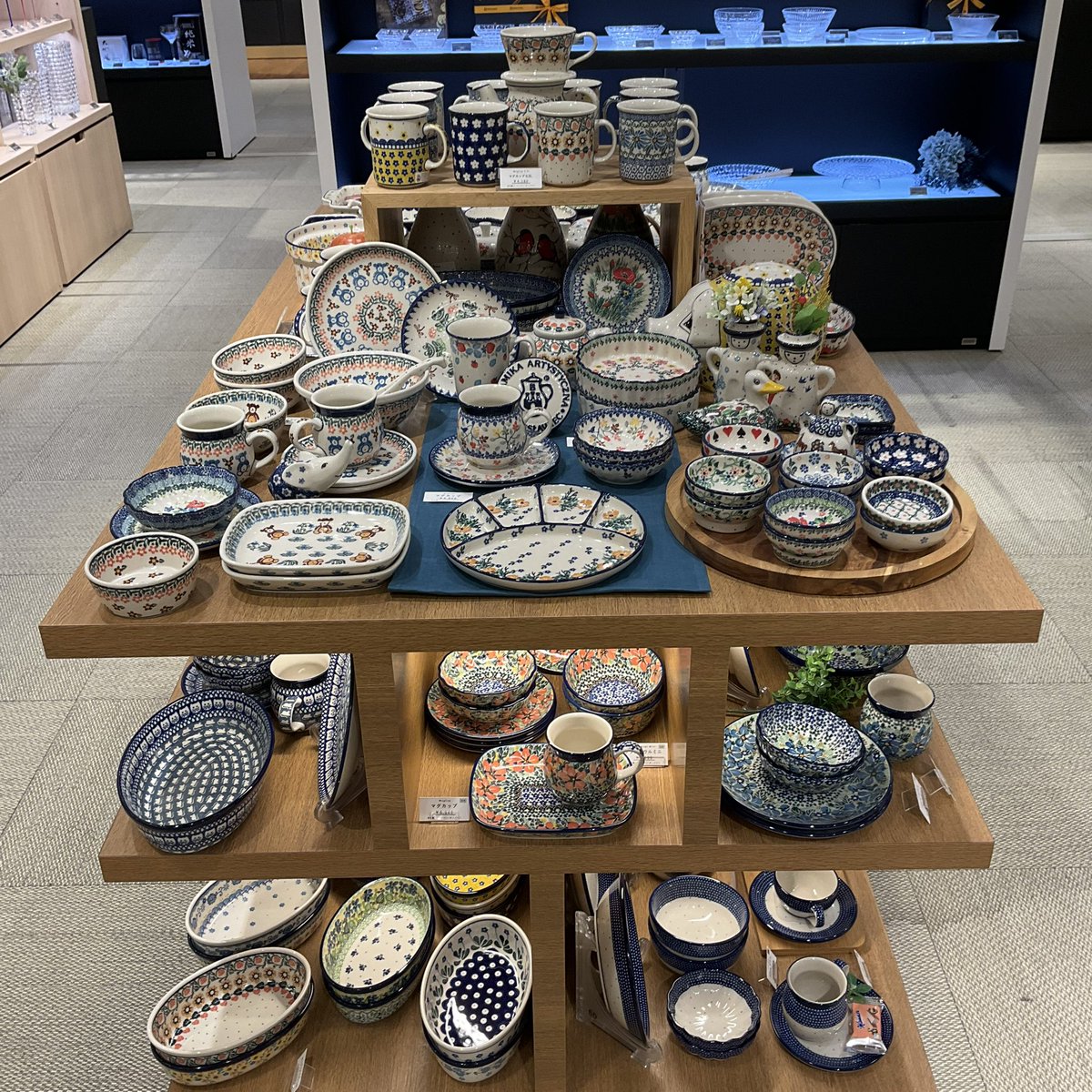 ポーランド食器　箸置きスプーン4セット　ツェラミカアルティスティチナ　ラッピング ポーランド食器 箸置きスプーン4セット ツェラミカアルティス