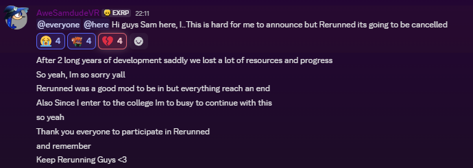 We have bad news..